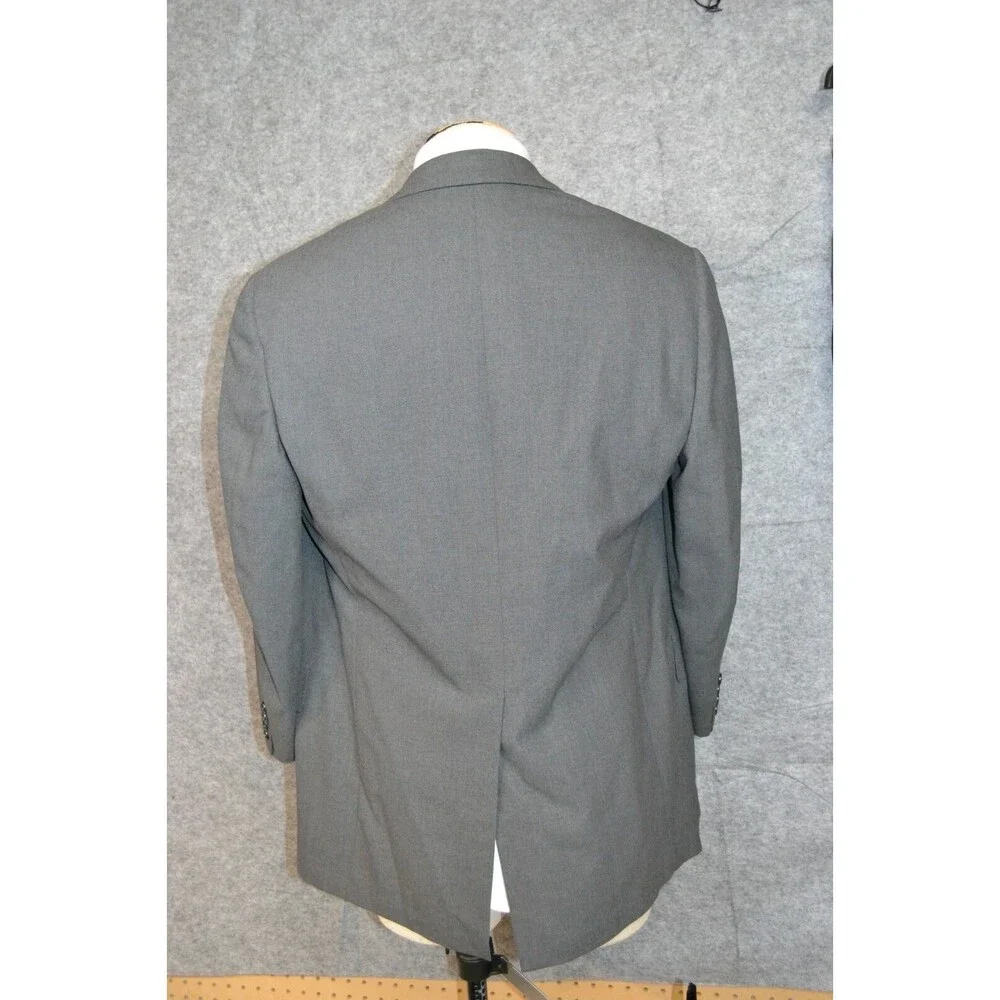 Vtg 1993 Oxxford Clothes Mens Blazer Gray‎ 46R men's Sports Coat Suit Jacket